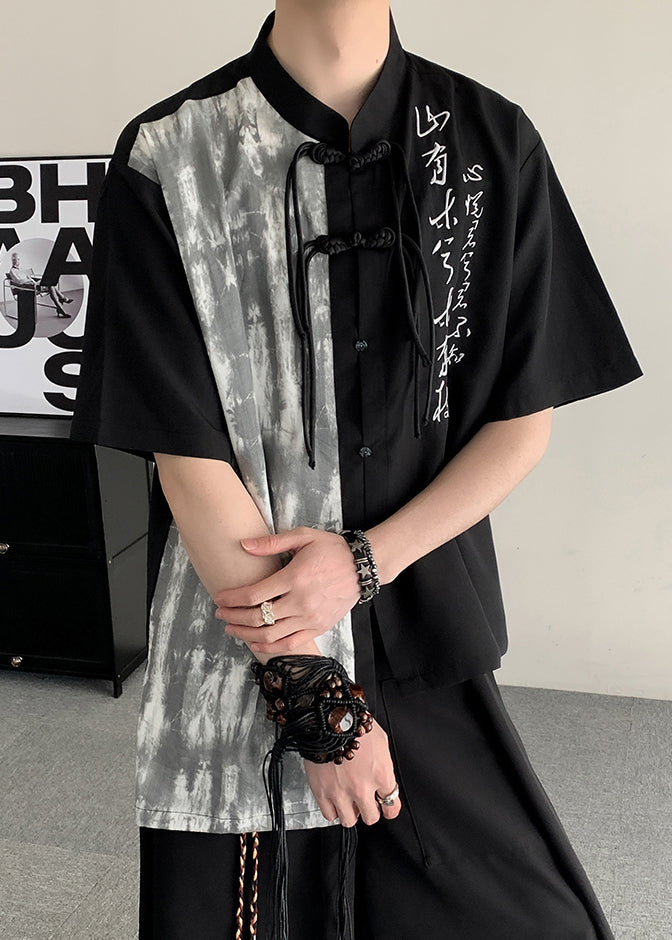 Boutique White Tasseled Embroideried Patchwork Ice Silk Shirts for Summer