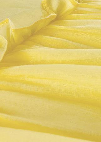 Handmade Yellow Cotton Linen Clothes O Neck Half Sleeve Maxi Summer Dresses