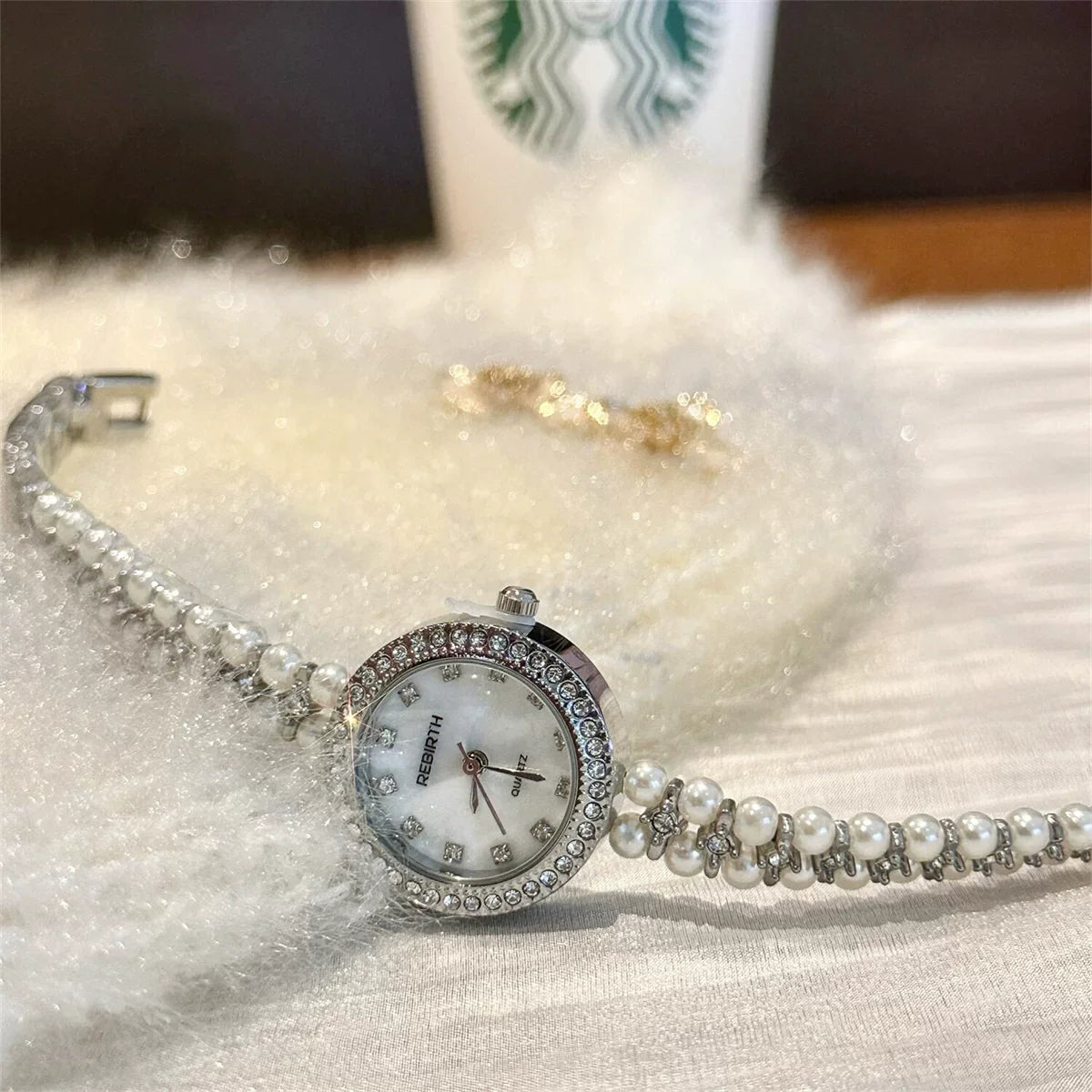 Pearl Bracelet Watch