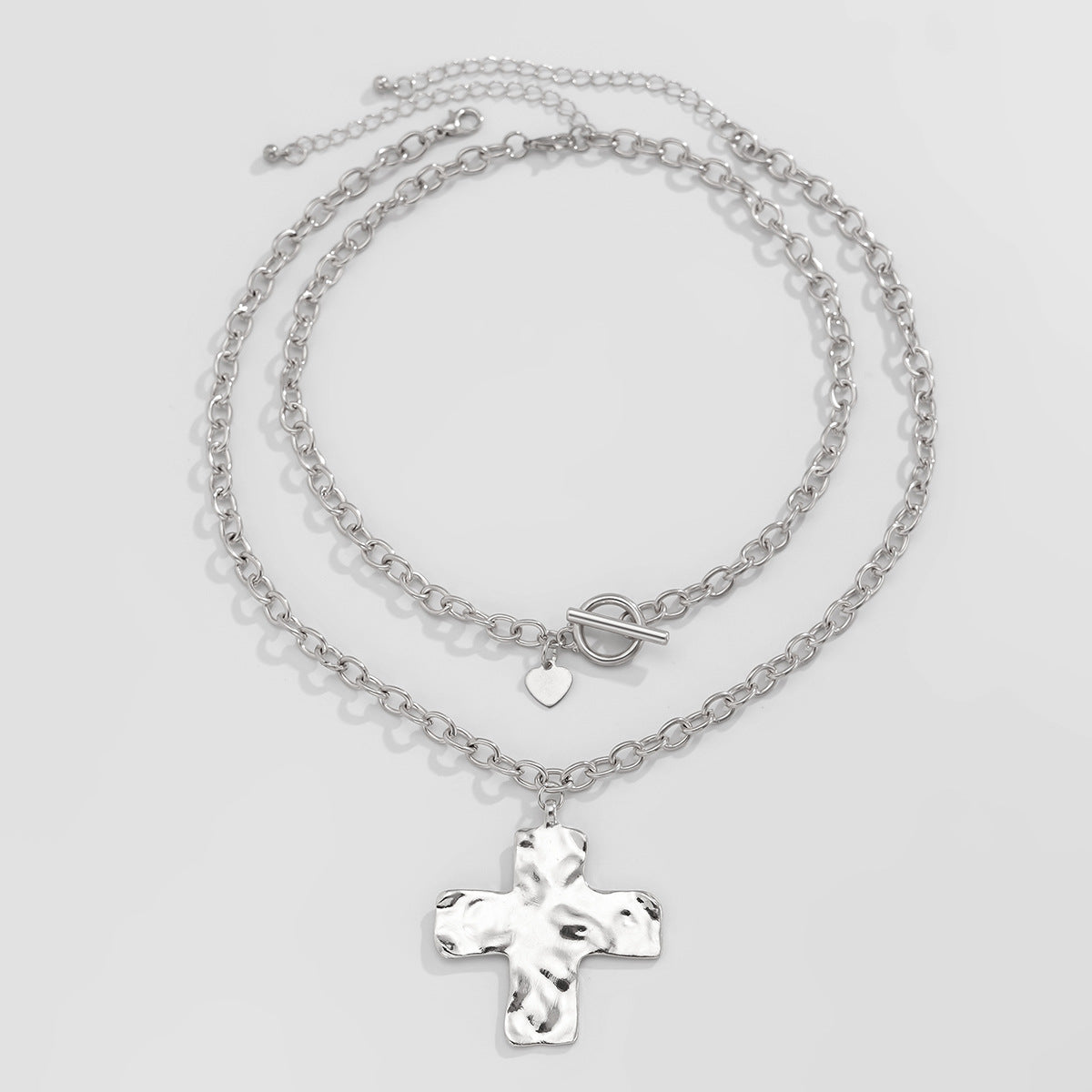 Abbigail Toggle Cross Necklace
