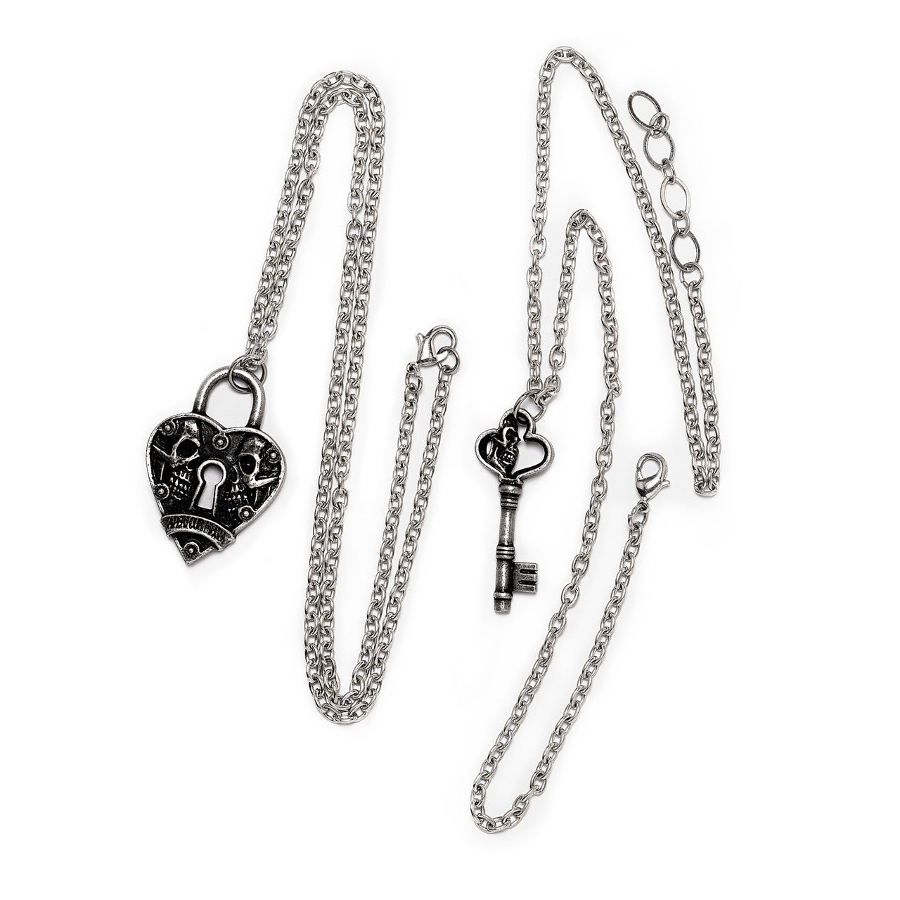 Key to Eternity Couples Pendant Necklaces by Alchemy Gothic