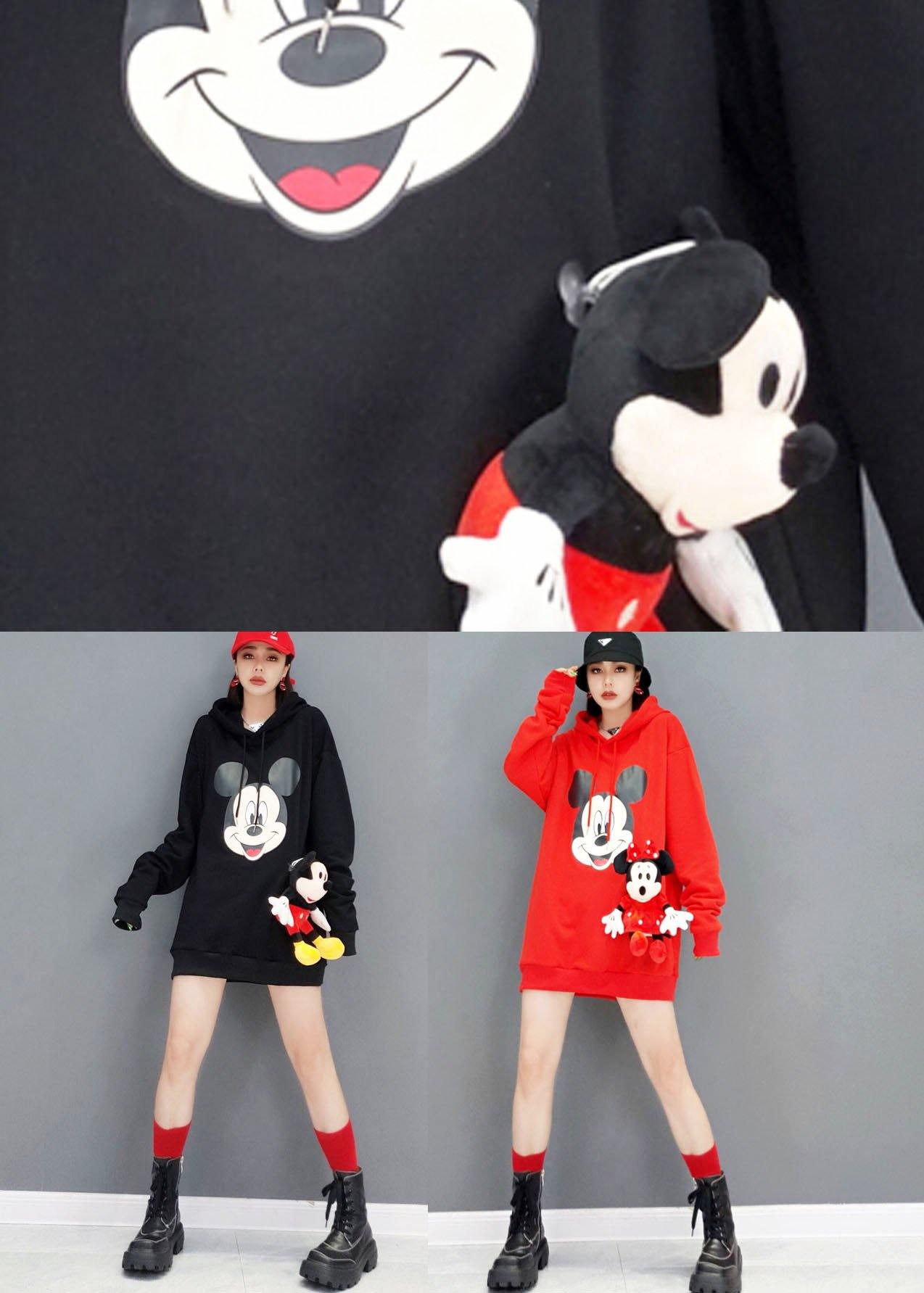 2025 Christmas Red Fashion Loose Fall Sweatshirt Street Wear