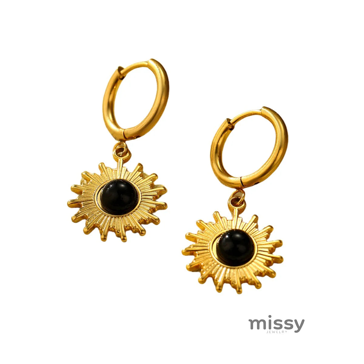 Loghan Delicate Sunflower Stud Earrings
