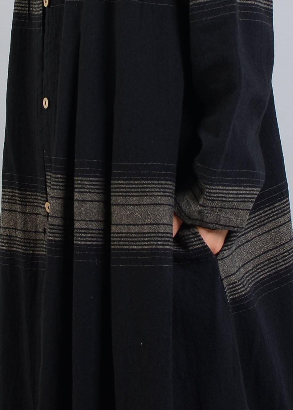 Clothing Trench Coat Fall Black Plaid Lapel Button Coats