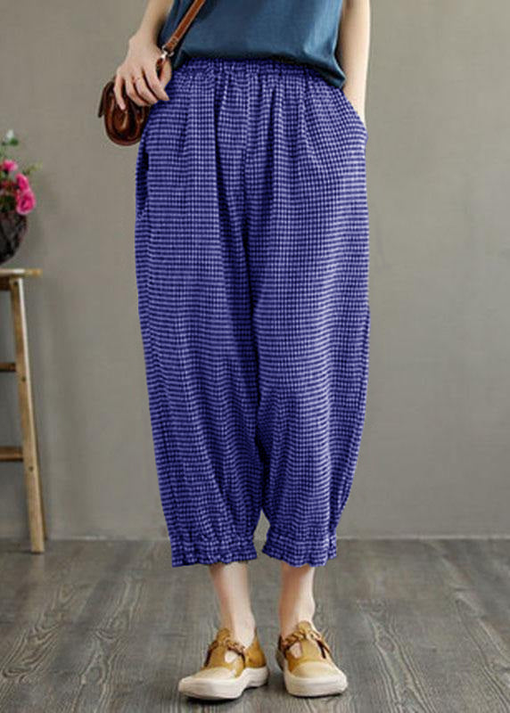 Green Pockets Summer Linen Pants