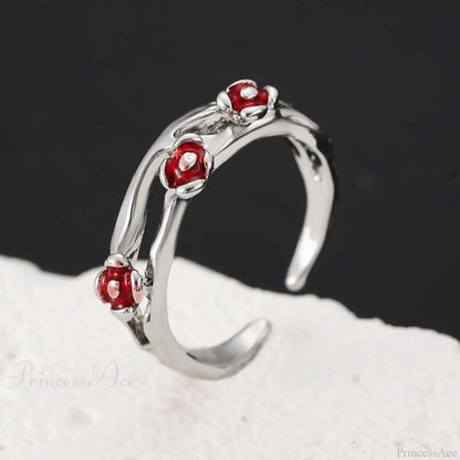 Dark Red Crystal Band