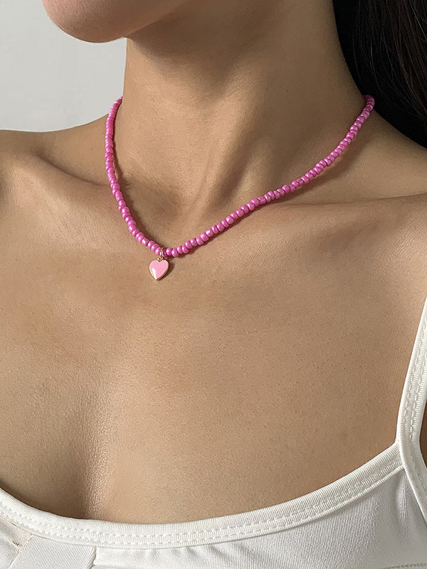 Original Color Beads Necklace