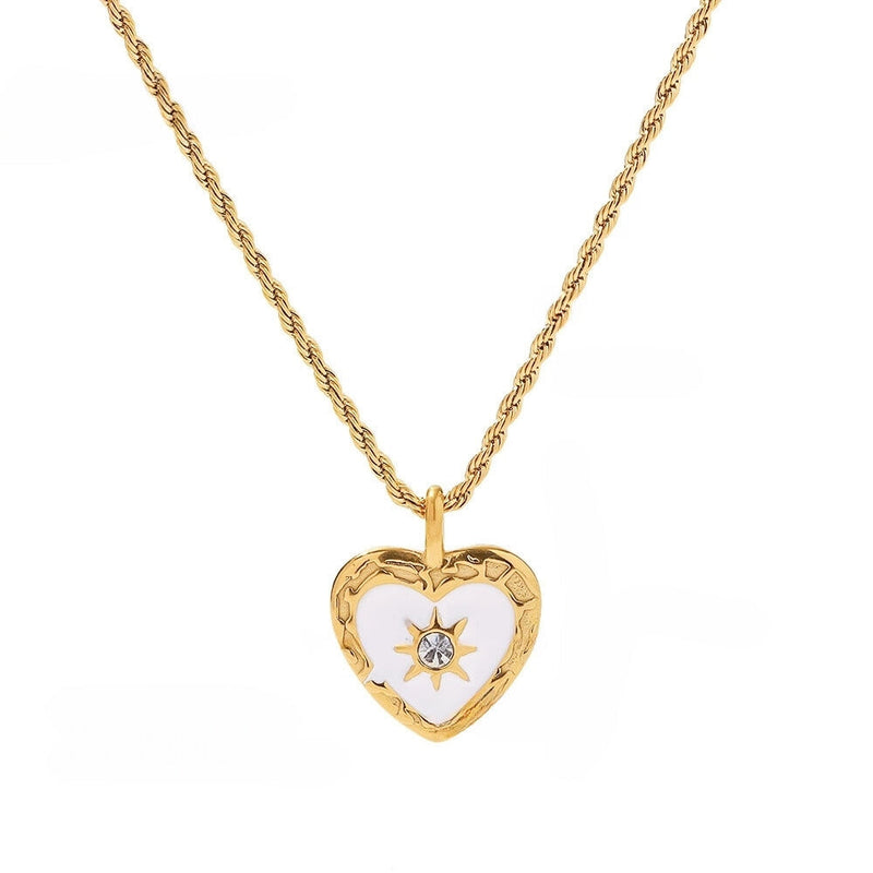 Celine Celestial Starburst Pendant Necklace