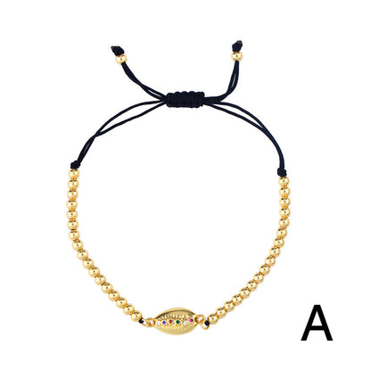 Adrianna Dainty Shell Zircon Bracelet
