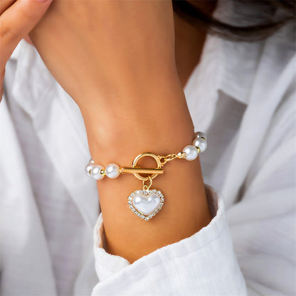 Patchwork Chains Pearl Bracelets