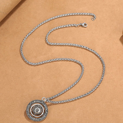 Copper Spiritual Necklace With Rotatable Pendant | Luck & Healing