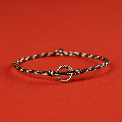 Sterling Silver Tourmaline Spiritual Protection Bracelet