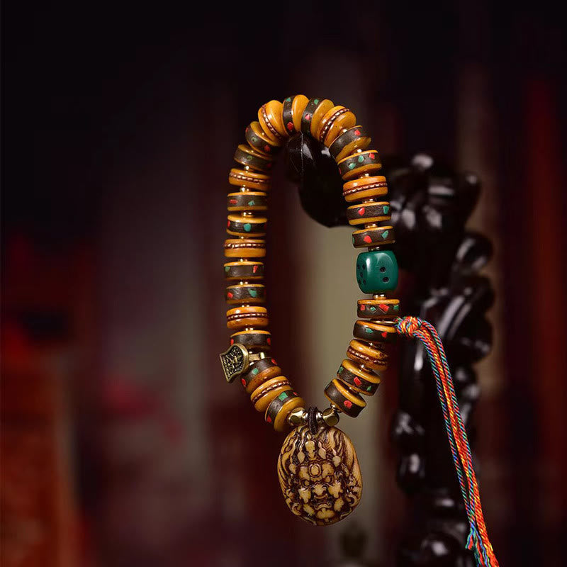Camel Bone Spiritual Protection Bracelet 14-16cm