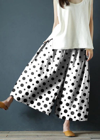 White polka dots/Ships in 15 Days