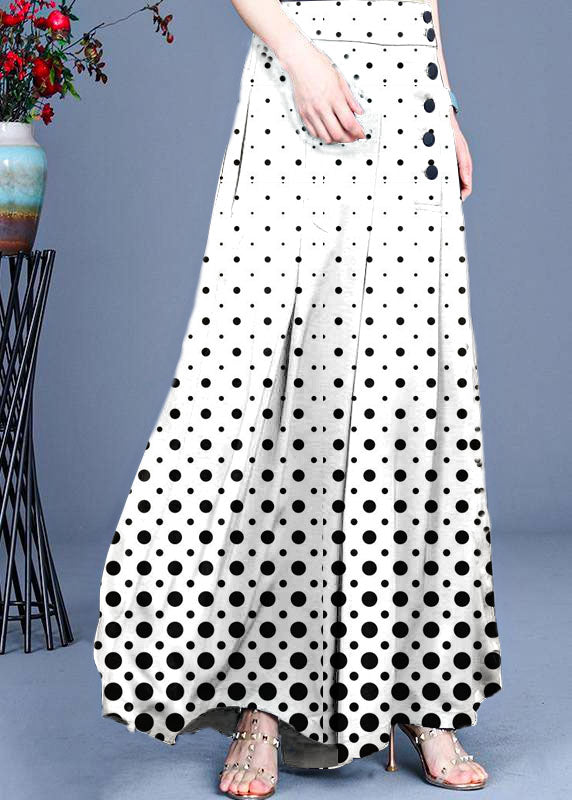 White polka dots/Ships 15 Days