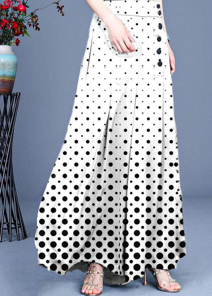 White polka dots/Ships 30 Days