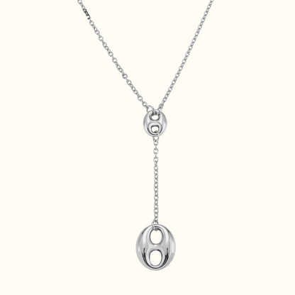 Geovanna Oval Link Y-chain Necklace