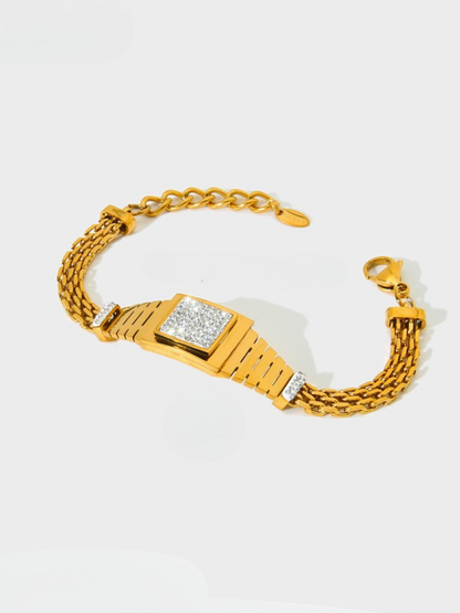 Maysen Diamond Square Bracelet