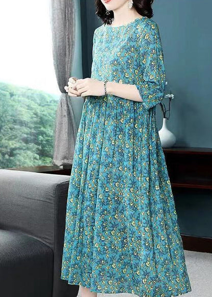 Fine Cotton Dress Clothing Printed Summer Dress