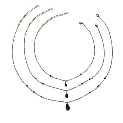Obsidian Dusk Witch Necklace Set