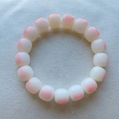 Buddha Stones Natural Bodhi Seed Paw Lucky Cat Paw Peace Bracelet