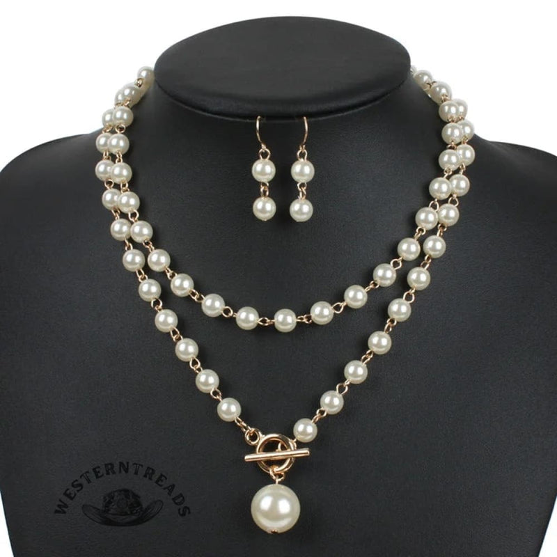 Vintage Handmade Pearl Set