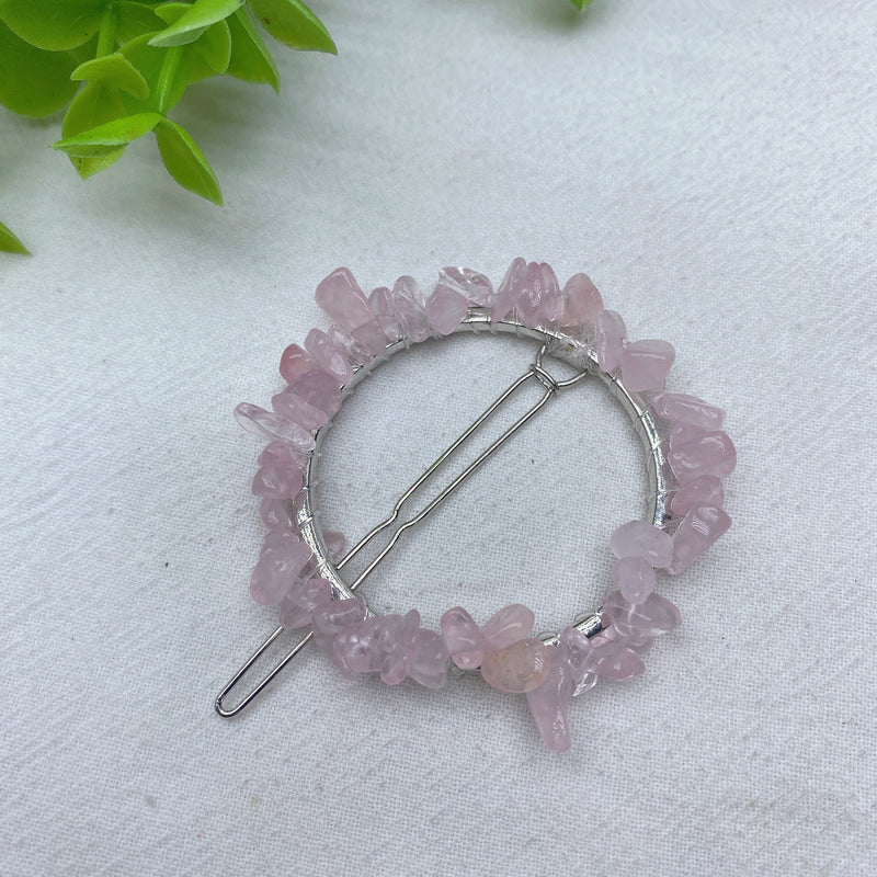 2.2in Mixed Crystal Chips Hairpin | Healing Ritual Accessory