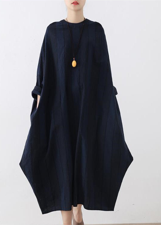 Fall Baggy Cotton Dresses Oversized Long Linen Dresses Autumn Outfits No Limit to Body Shape