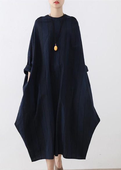 Fall Baggy Cotton Dresses Oversized Long Linen Dresses Autumn Outfits No Limit to Body Shape