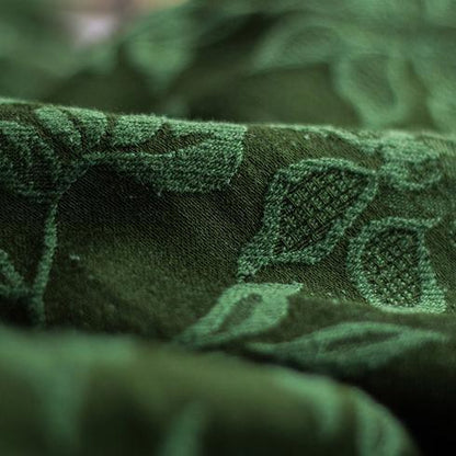 Fall Jade Green Embroidered Cotton Caftans Cotton Dresses
