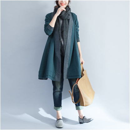 Winter Wrap Cotton Coat Long Sleeve Cardigans