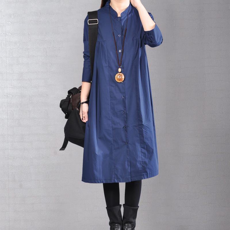 Navy Pure Linen Dresses Clothing Linen Clothing Dress Cinched Color Linen Dresses
