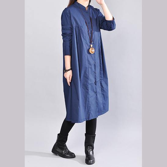 Navy Pure Linen Dresses Clothing Linen Clothing Dress Cinched Color Linen Dresses