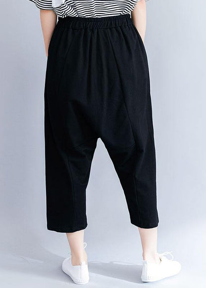 Summer New Cotton Blended Loose Pants Wild Wide Leg Pants