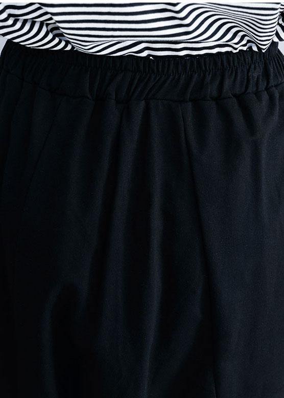 Summer New Cotton Blended Loose Pants Wild Wide Leg Pants