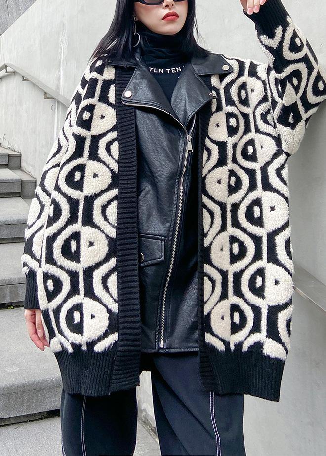 New Autumn Winter Leisure Thickening Knitted Pu Leather Jacket