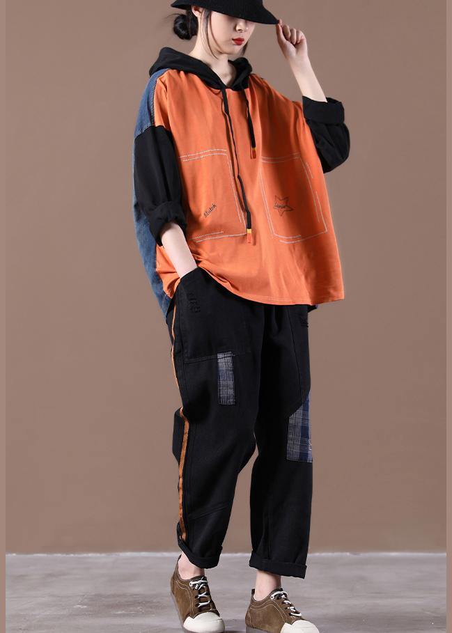 New Loose Large Orange Suit