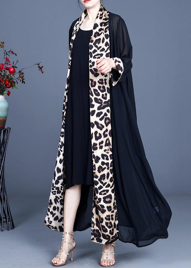 Summer Long Style With Leopard Print