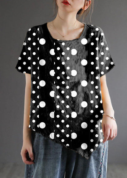 Black polka dots/Ships 15 Days