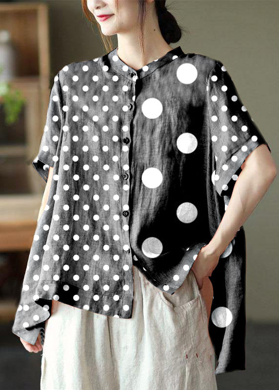 Black polka dots/Ships 15 Days