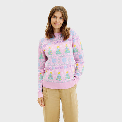 The Pink Christmas Sweater Women's