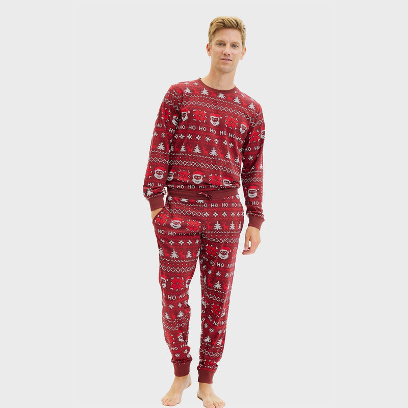 Ho Ho Ho Christmas Pajamas Men's