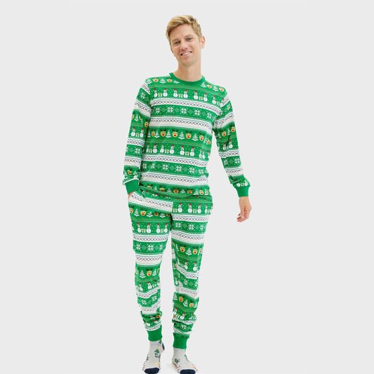 Ultimate Christmas Pajamas Green Men's