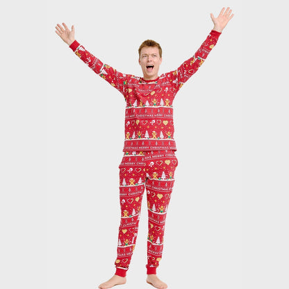 Christmas Cookies Christmas Pajamas Red Men's