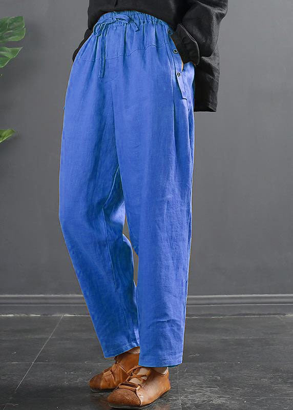 French Spring Wide Leg Pants Unique Dark Gray Inspiration Elastic Waist Wild Pants