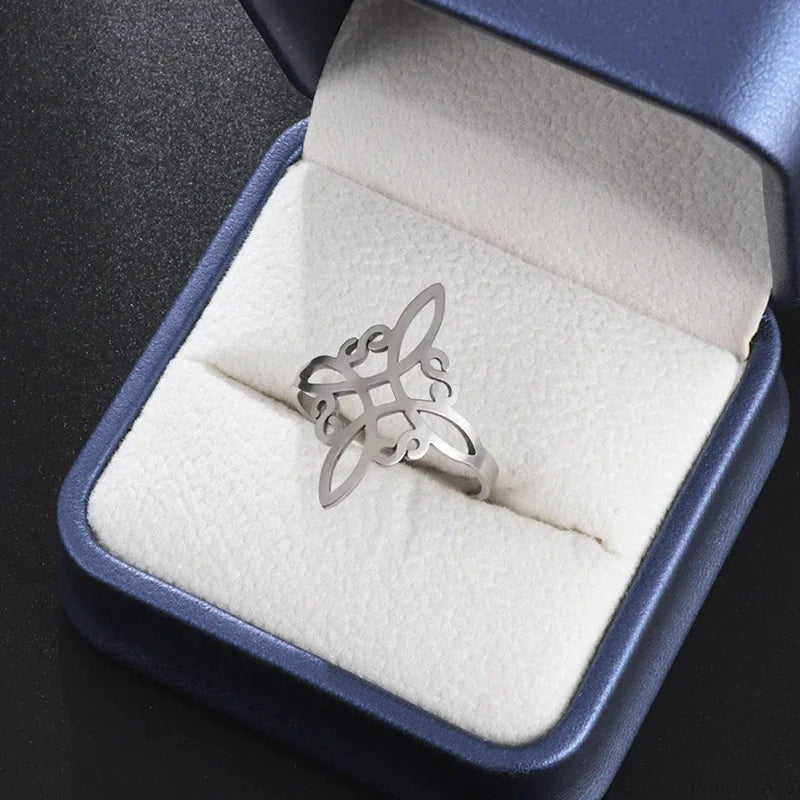 Sinister Eye Style Gothic Pointer Ring