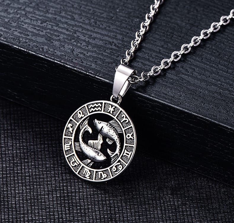 Celestial Zodiac Amulet Necklace