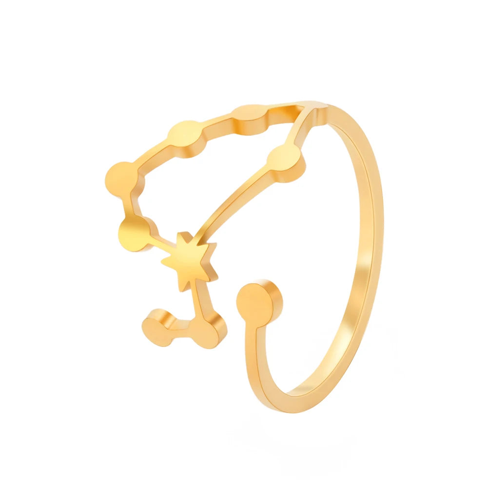 Zodiac Star Sign Rings