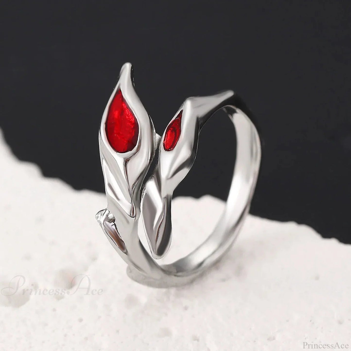 Dark Red Crystal Band