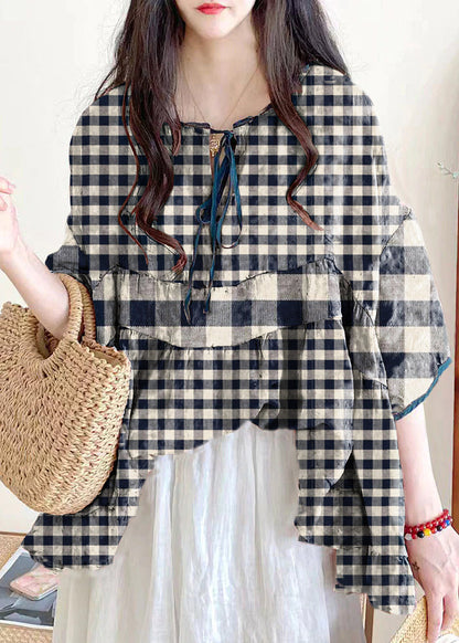 Black plaid/Ships 30 Days